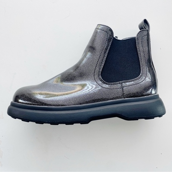 DOLCE VITA Girl’s Cole Black Glitter Chelsea Boots NEW Size 3 - Picture 3 of 8